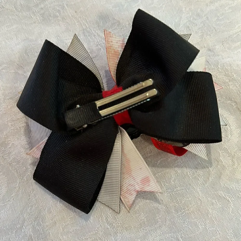 Hair Barrette Hand Crafted Horror Bloody Freddy Jason Barettes